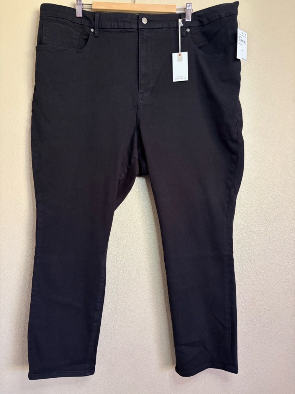 Good American Black Good Legs 28 Skinny Sculpting Jeans Stretch Denim